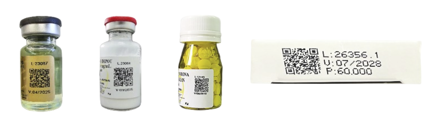 Ejemplos de dónde encontrar el QR en el producto